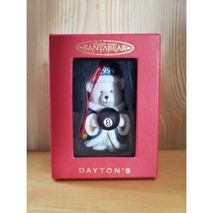 Dayton's 1999 Santa Bear Christmas Ornament – 15 Years Edition‎ NOS Vintage